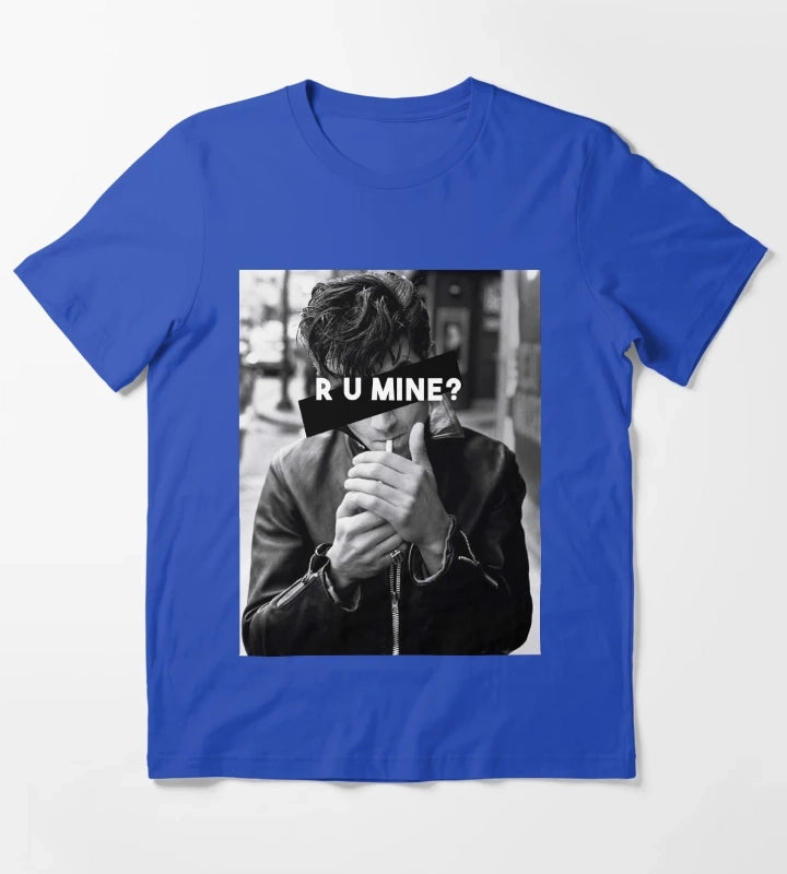 r u mine T-Shirt Blue