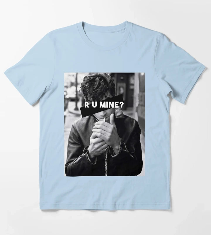 r u mine T-Shirt Sky Blue