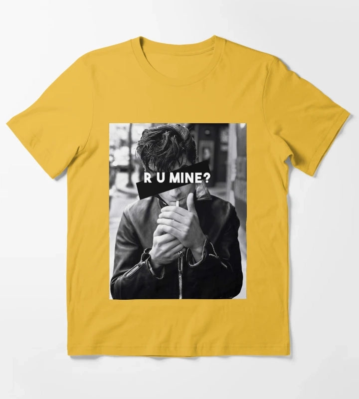 r u mine T-Shirt Yellow