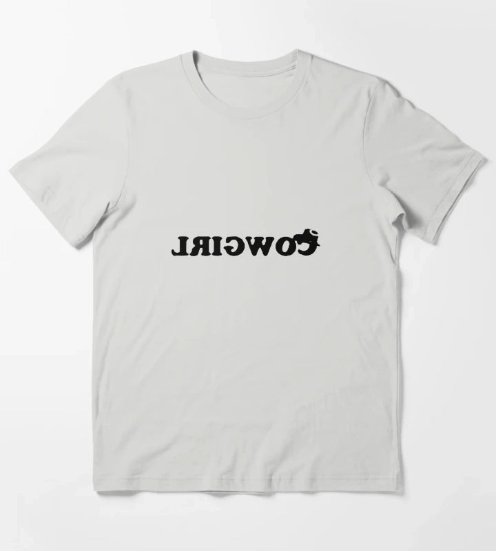 reverse cowgirl cowgirl reversed design T-Shirt Light Grey