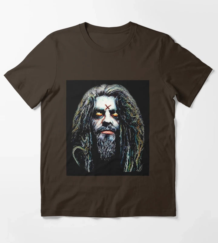 rob zombie T-Shirt Brown