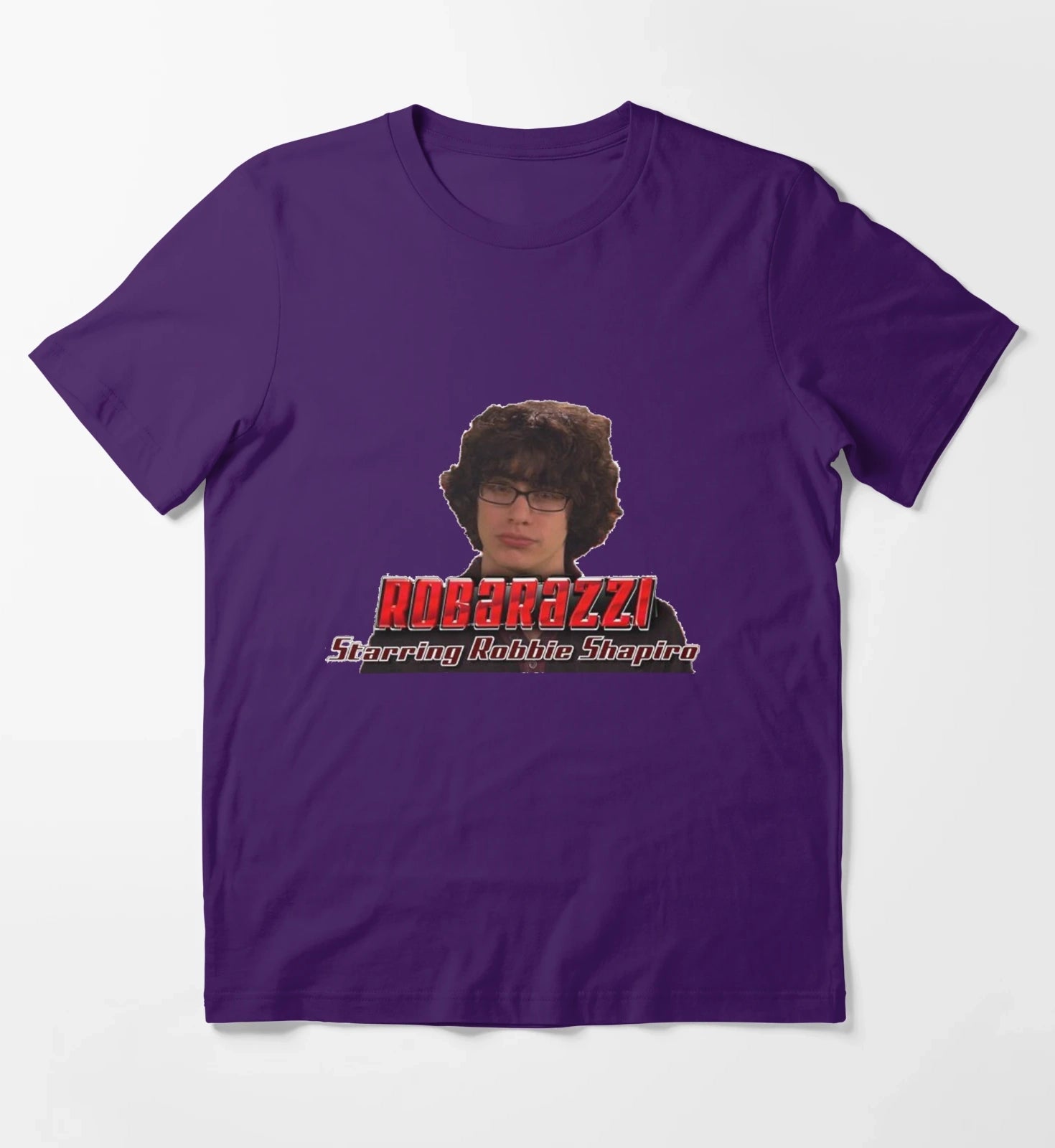 robbie shapiro robarazzi meme T-Shirt Purple