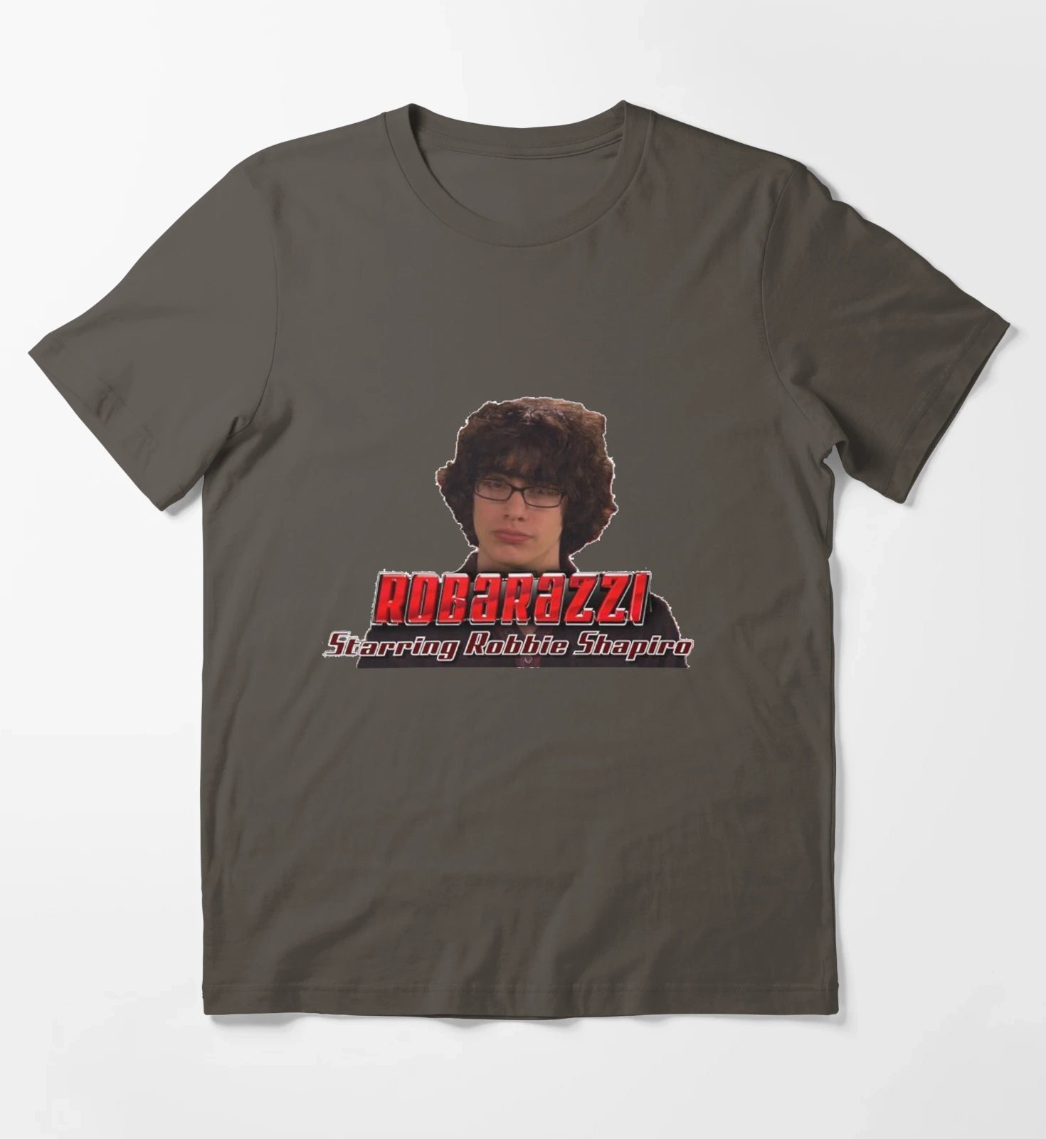 robbie shapiro robarazzi meme T-Shirt Dark Grey