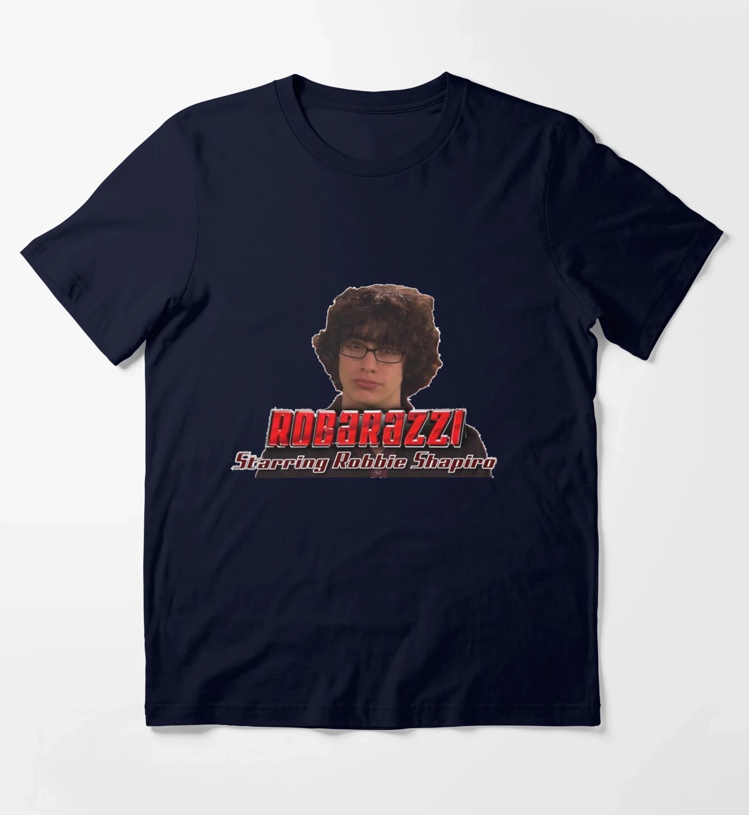 robbie shapiro robarazzi meme T-Shirt Navy