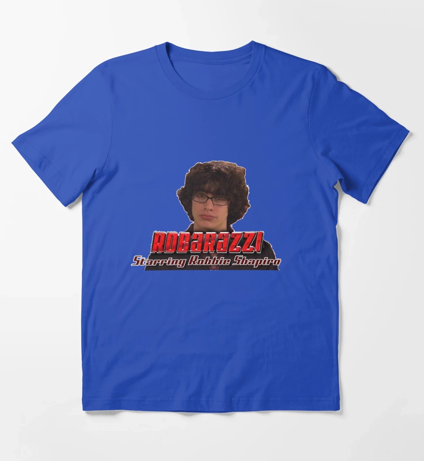 robbie shapiro robarazzi meme T-Shirt Blue