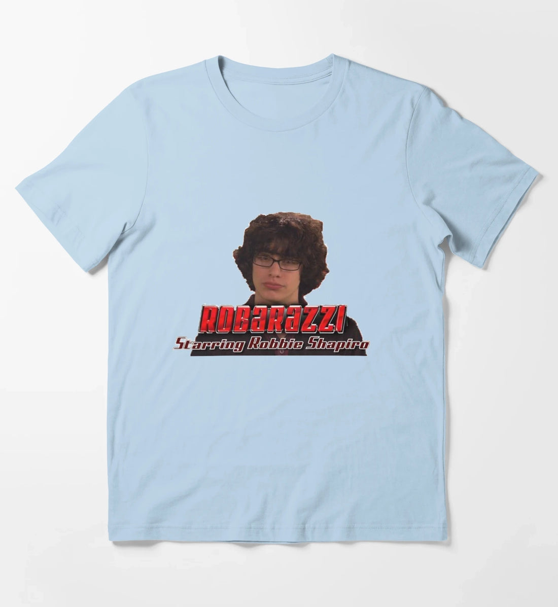 robbie shapiro robarazzi meme T-Shirt Sky Blue