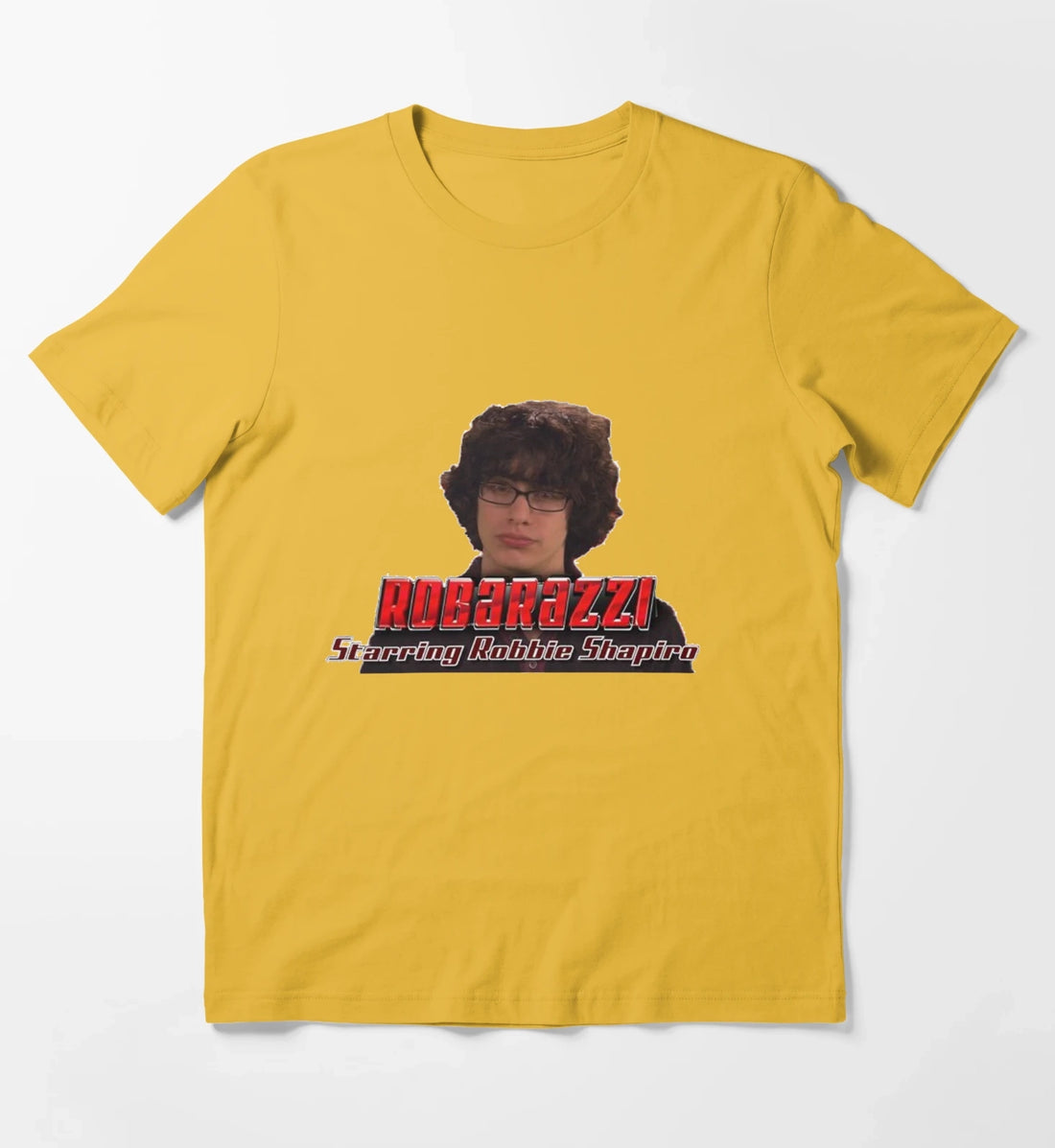 robbie shapiro robarazzi meme T-Shirt Yellow