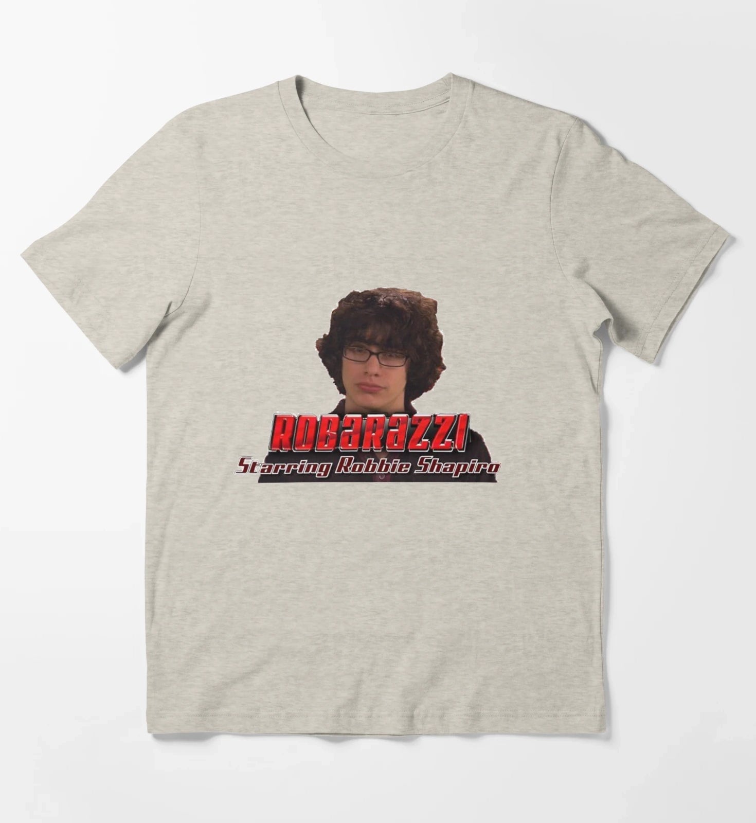 robbie shapiro robarazzi meme T-Shirt Cream