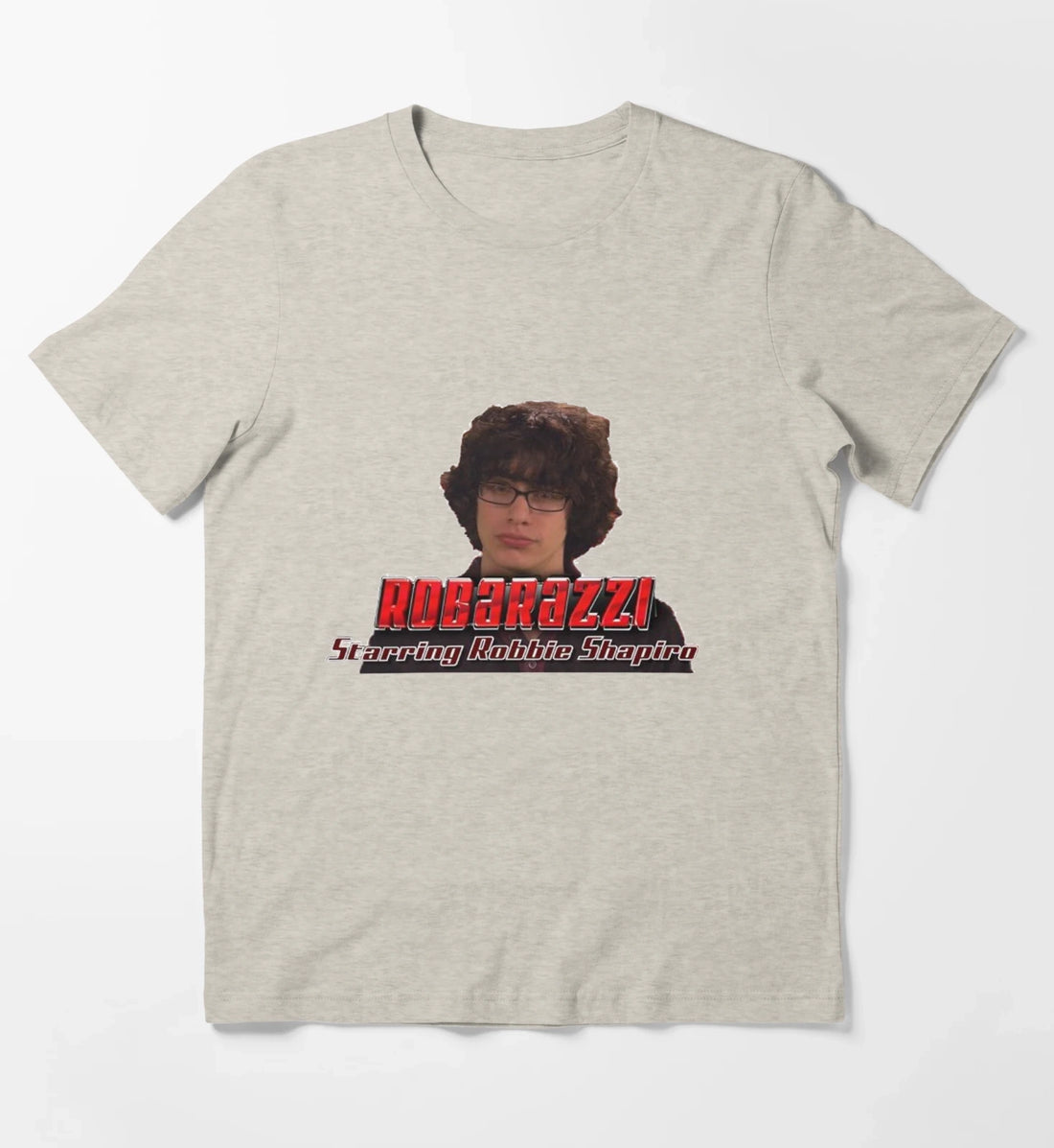 robbie shapiro robarazzi meme T-Shirt Cream