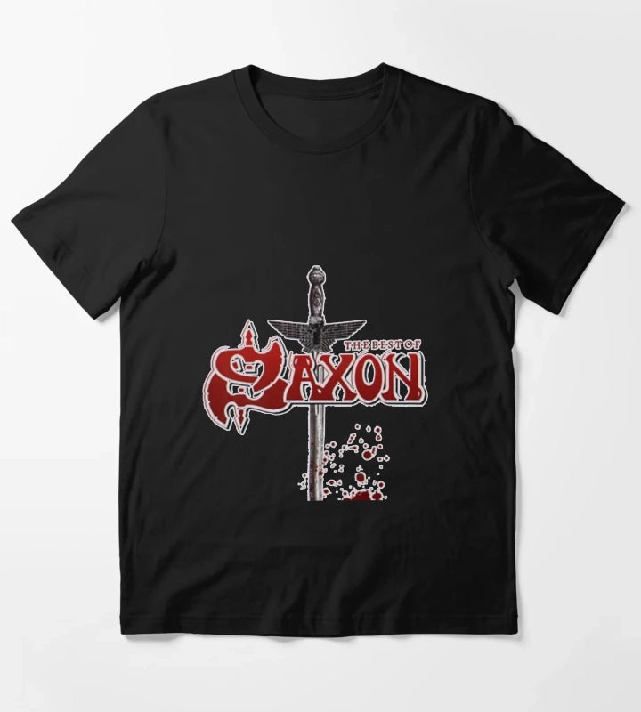 sax02 English heavy metal band saxon T-Shirt