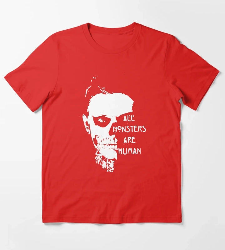 scary ever skull T-Shirt Red