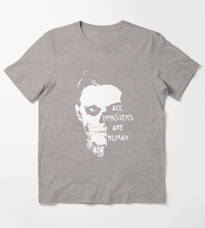 scary ever skull T-Shirt Heather Grey