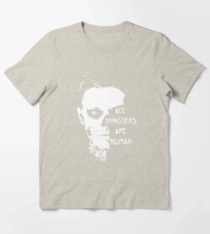 scary ever skull T-Shirt Cream