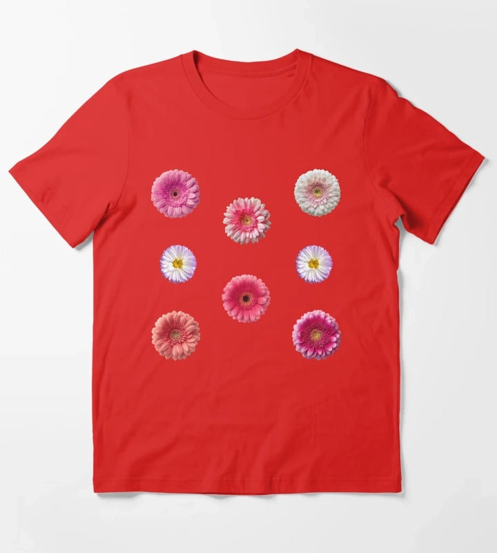 soft pink flower sticker pack T-Shirt Red