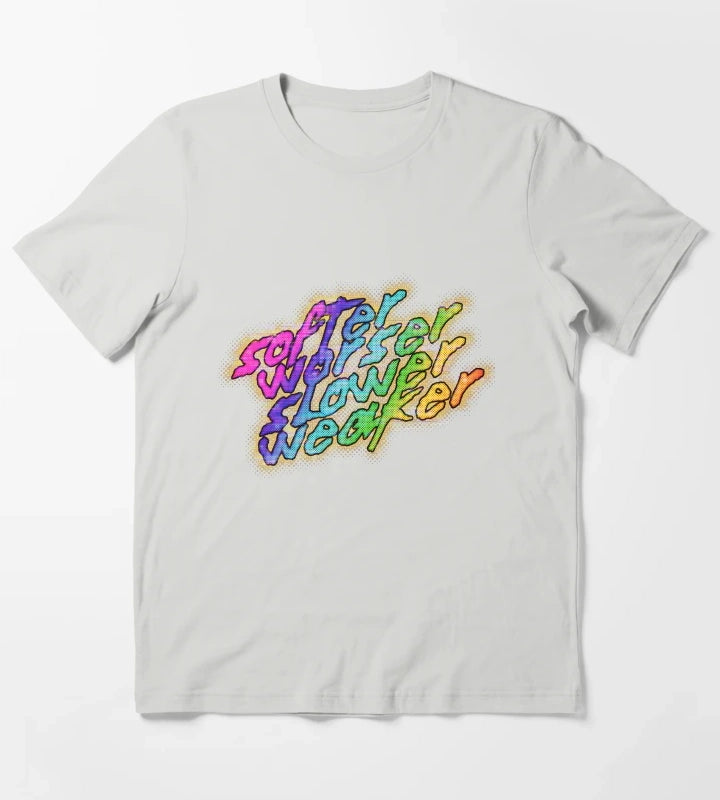 softer worser slower weaker T-Shirt Light Grey