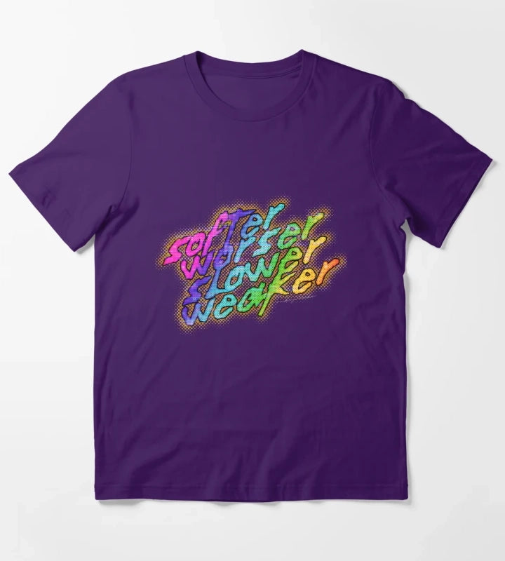 softer worser slower weaker T-Shirt Purple