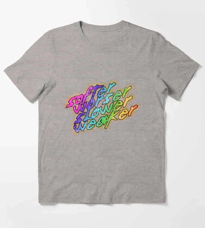 softer worser slower weaker T-Shirt Heather Grey