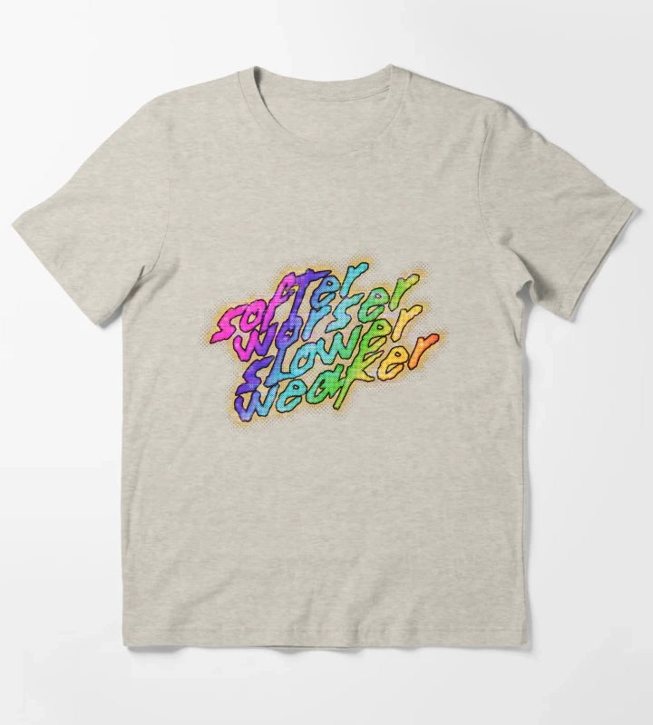 softer worser slower weaker T-Shirt Cream