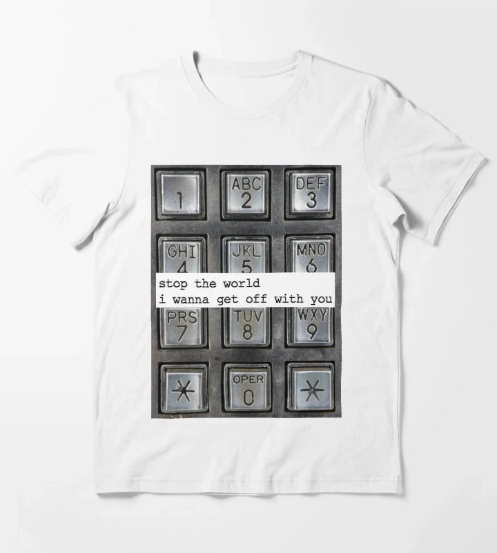 stop the world T-Shirt White