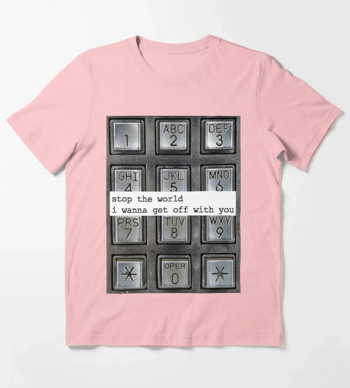 stop the world T-Shirt Dark Grey