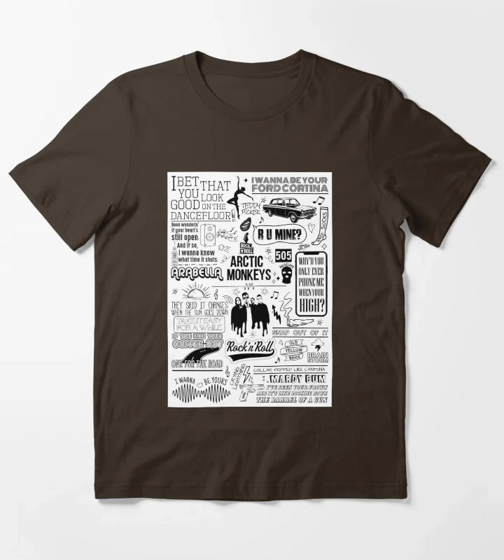 sweet monkeys memories T-Shirt Brown