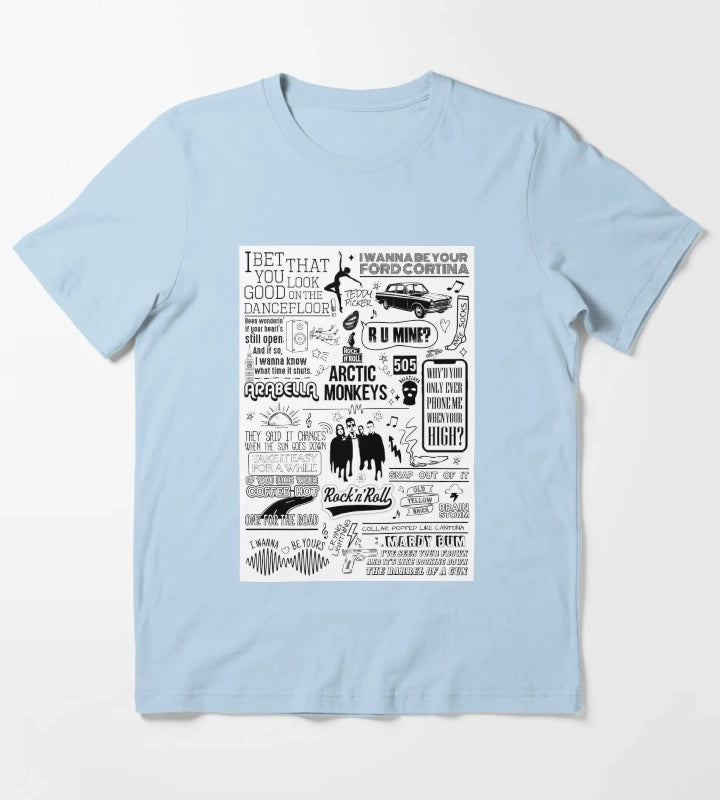 sweet monkeys memories T-Shirt Sky Blue