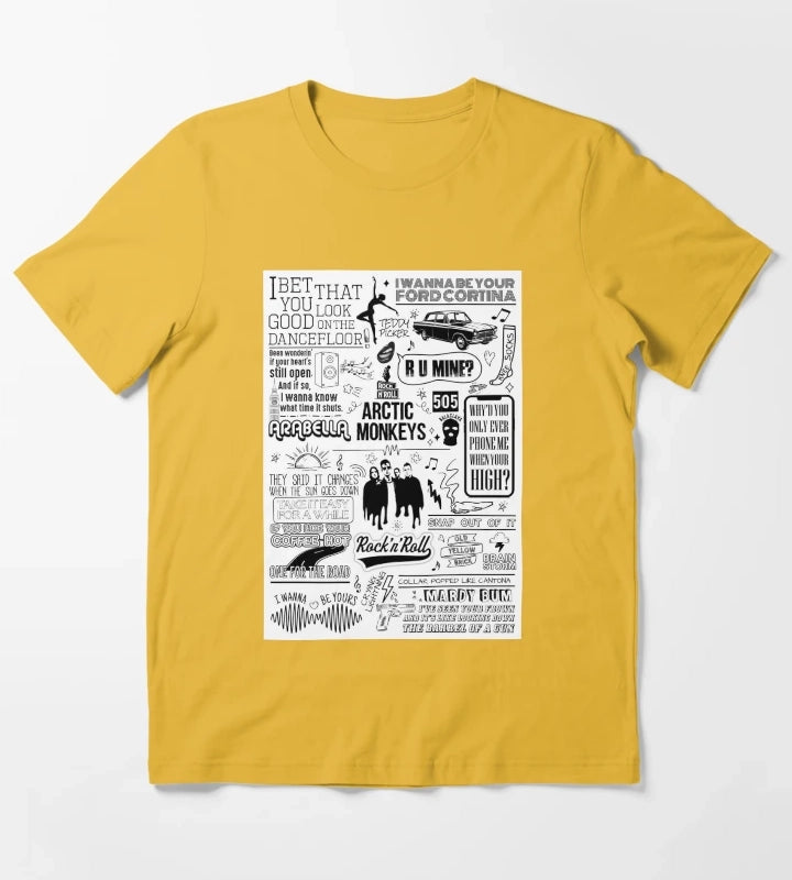 sweet monkeys memories T-Shirt Yellow