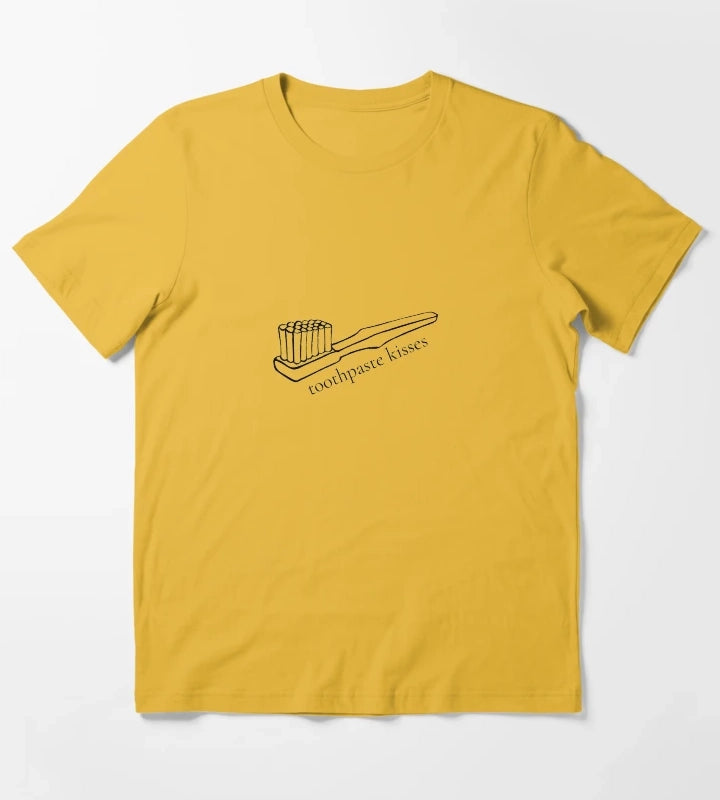 the maccabees toothpaste kisses T-Shirt Yellow