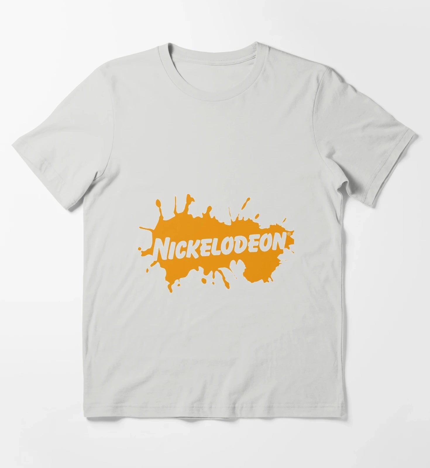 the nickelodeon logos T-Shirt Light Grey