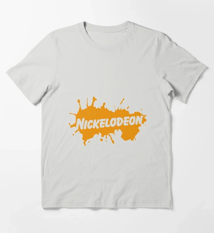 the nickelodeon logos T-Shirt Light Grey