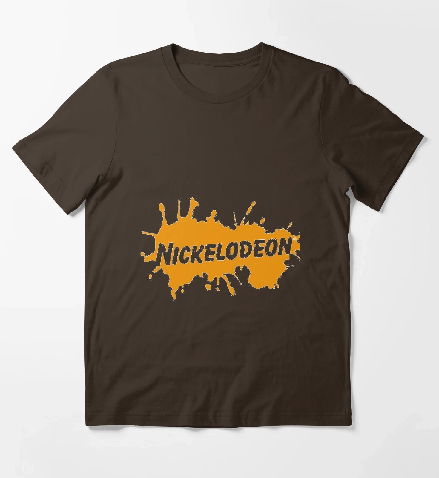 the nickelodeon logos T-Shirt Brown