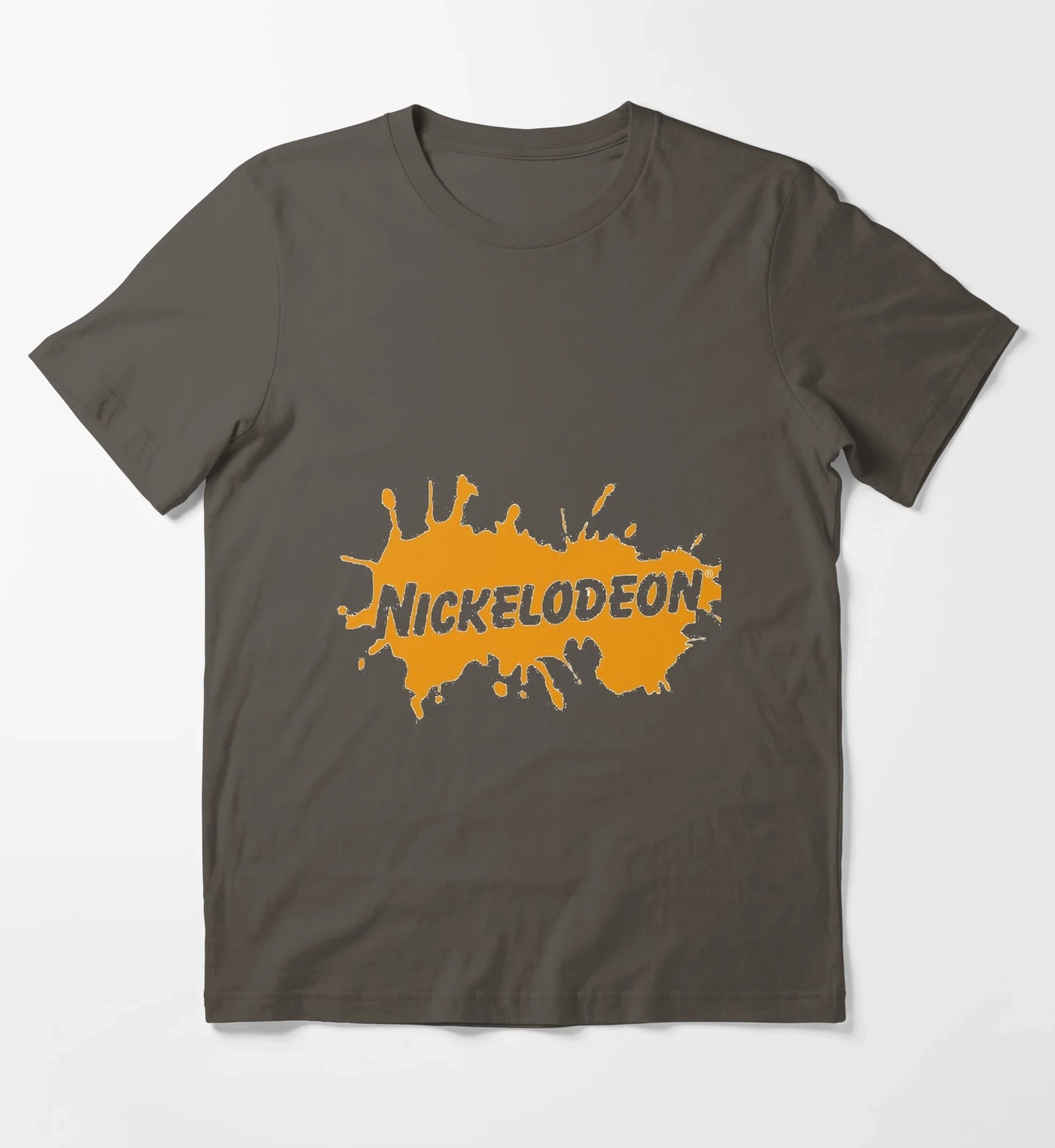 the nickelodeon logos T-Shirt Dark Grey