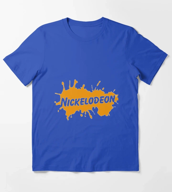 the nickelodeon logos T-Shirt Blue