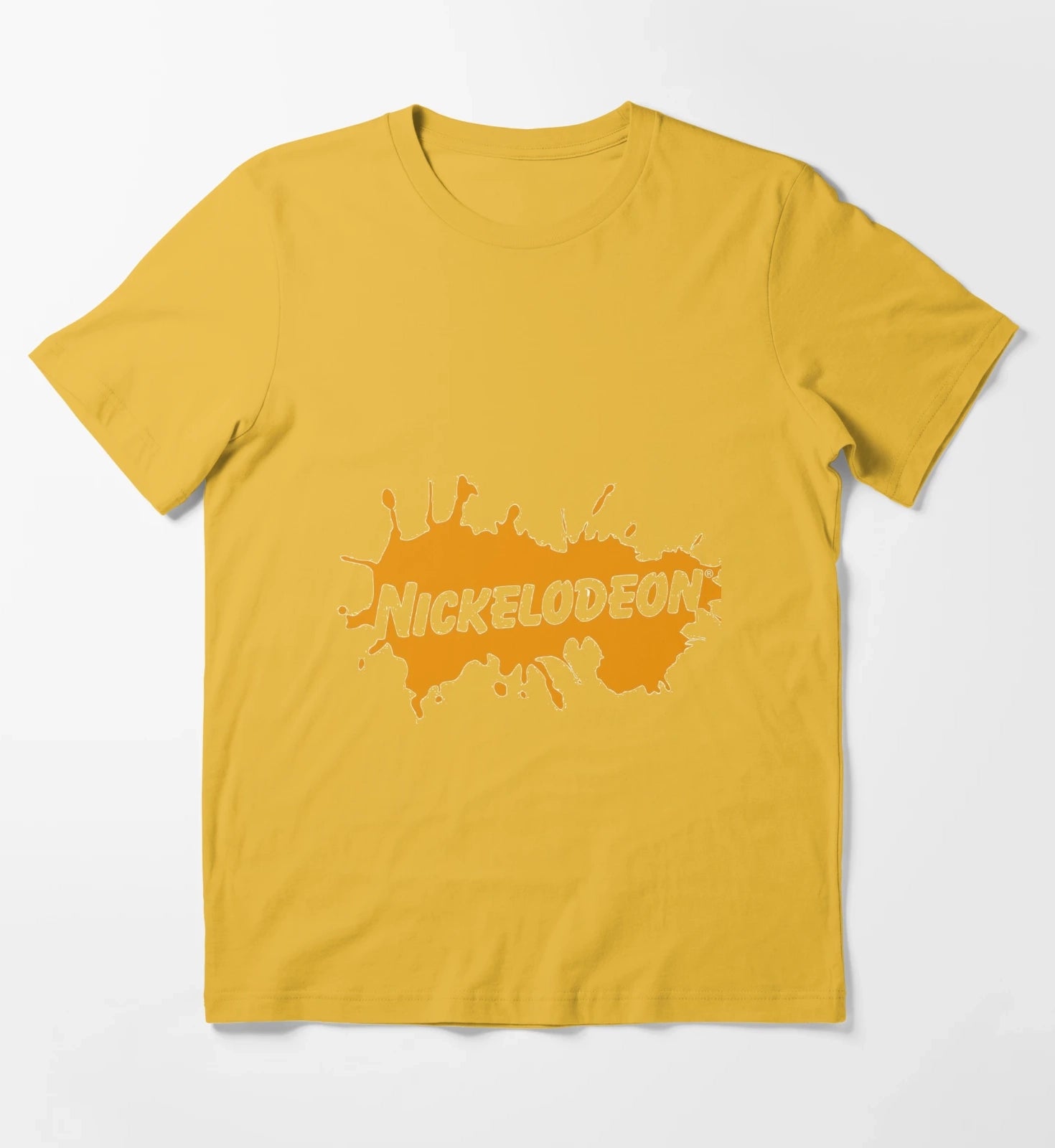 the nickelodeon logos T-Shirt Yellow