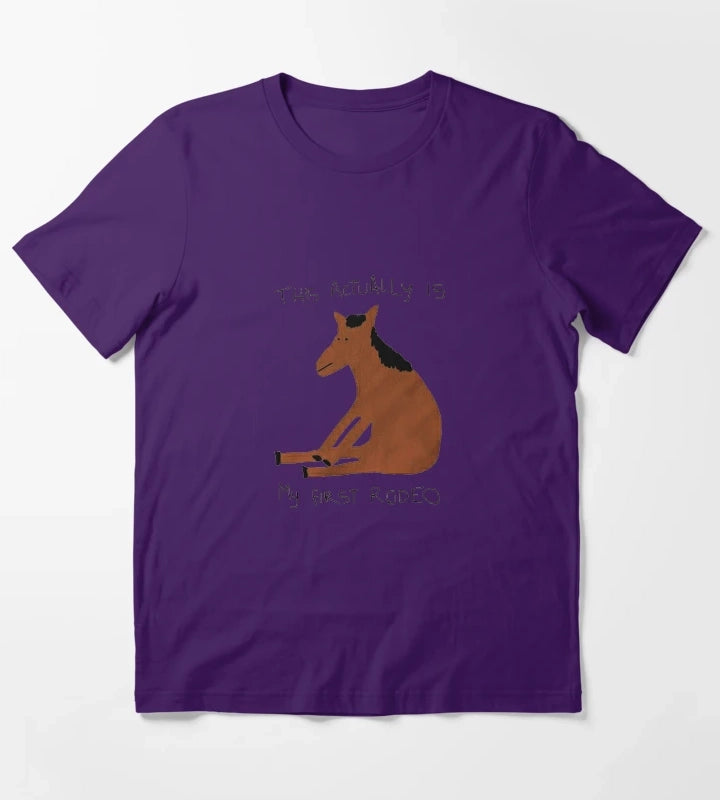 this is my first rodeo T-Shirt Purple