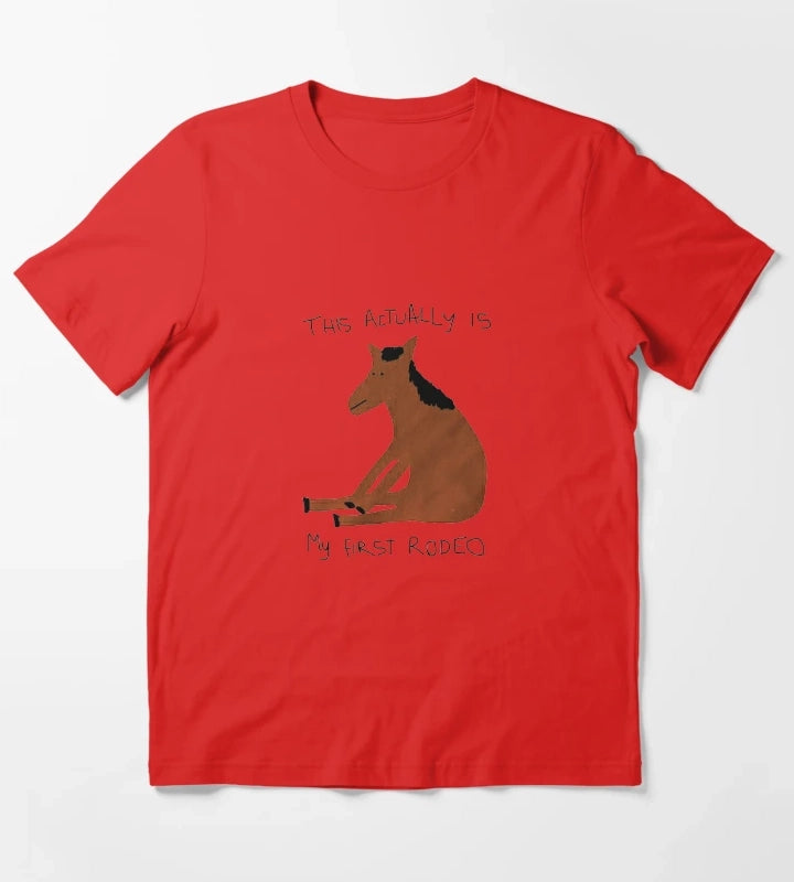this is my first rodeo T-Shirt Red