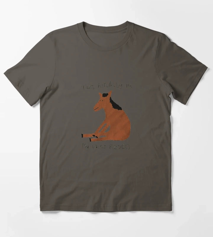 this is my first rodeo T-Shirt Dark Grey