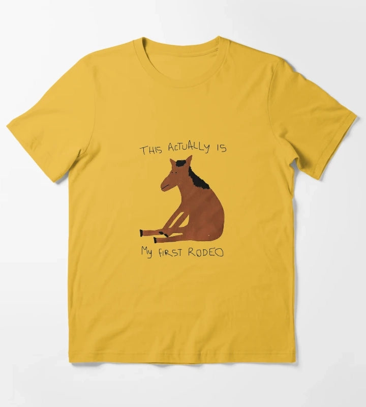 this is my first rodeo T-Shirt Yellow