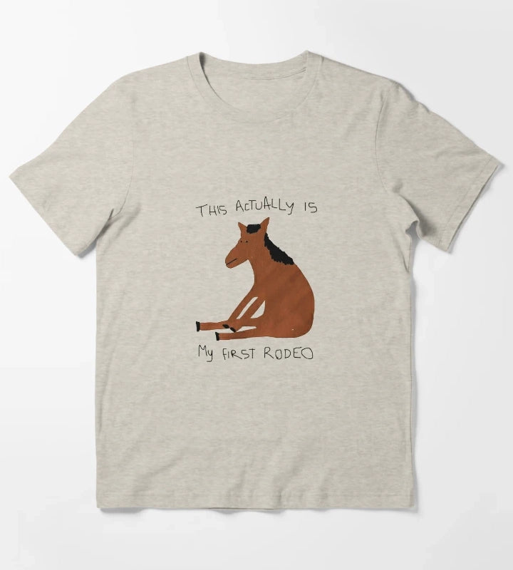 this is my first rodeo T-Shirt Cream