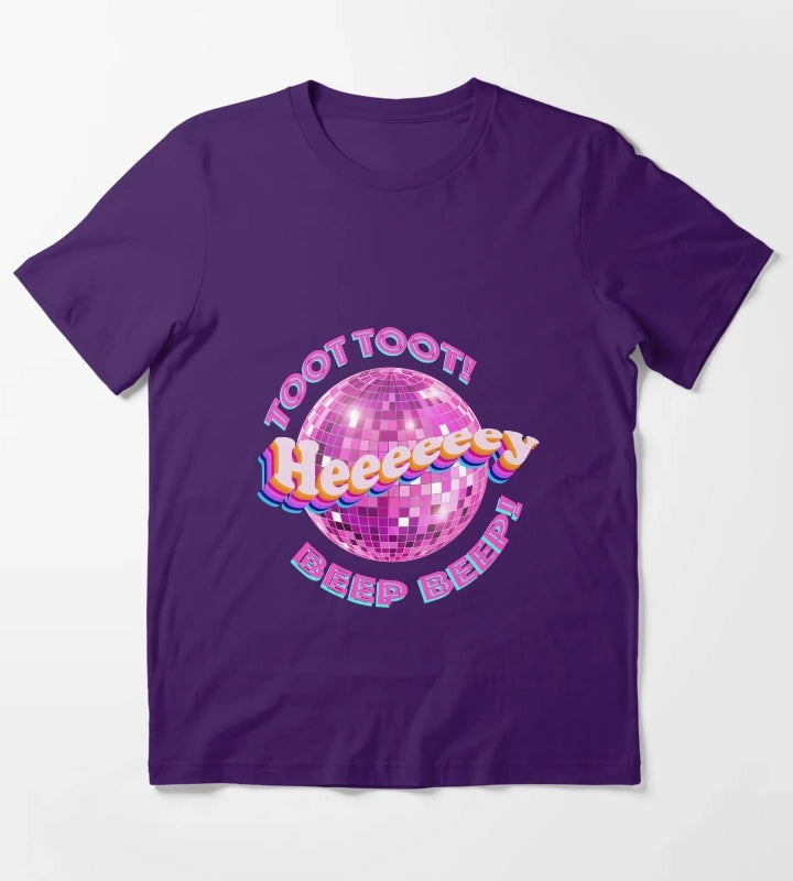 toot toot beep beep T-Shirt Purple