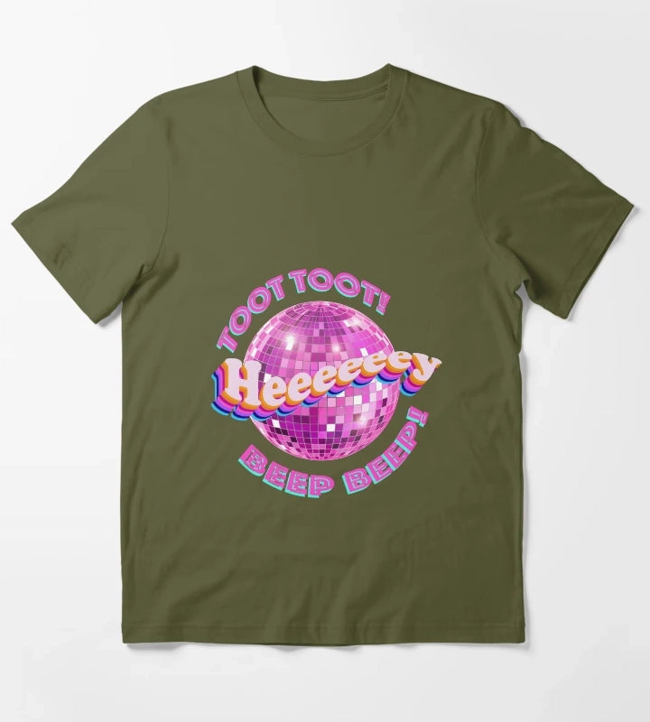 toot toot beep beep T-Shirt Olive Green