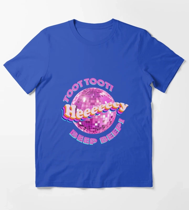 toot toot beep beep T-Shirt Blue