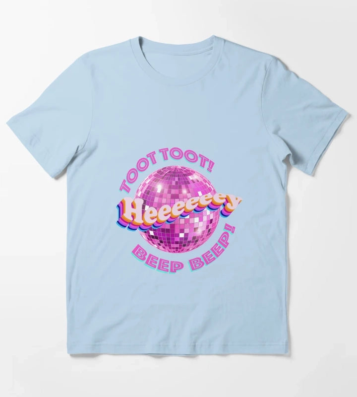toot toot beep beep T-Shirt Sky Blue