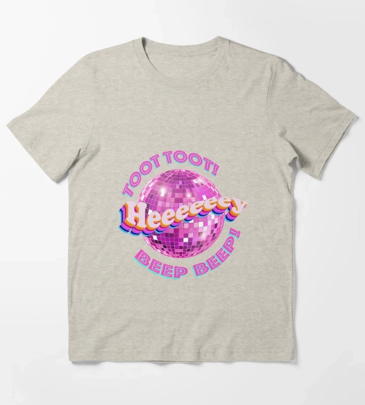 toot toot beep beep T-Shirt Cream