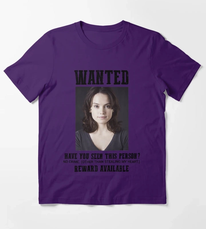 wanted daisy ridley T-Shirt Purple
