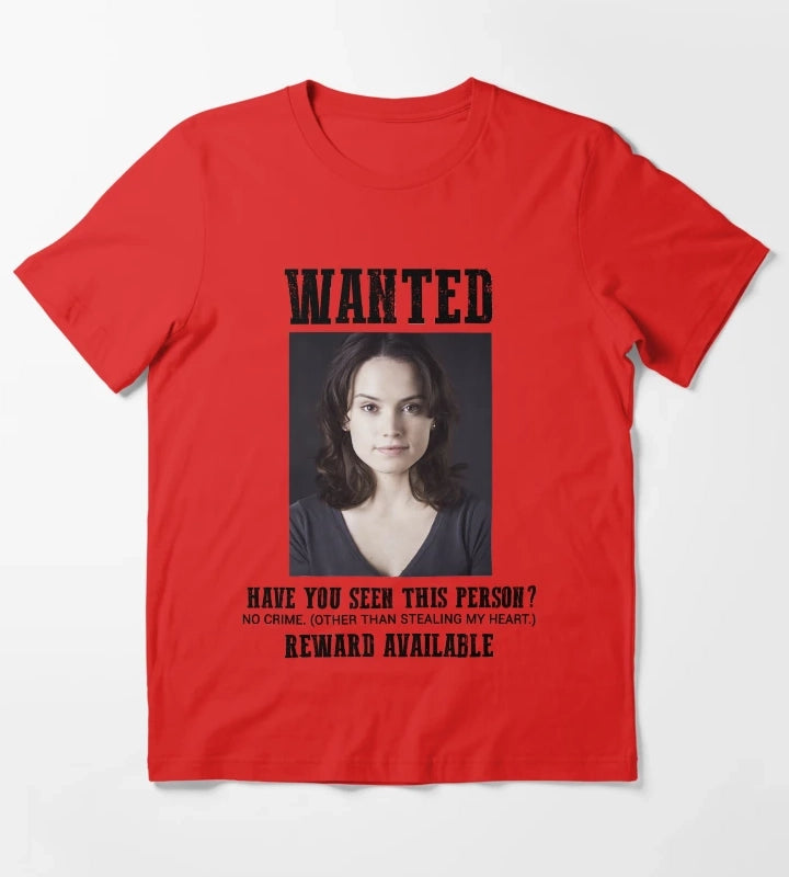 wanted daisy ridley T-Shirt Red