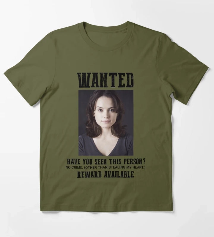 wanted daisy ridley T-Shirt Olive Green
