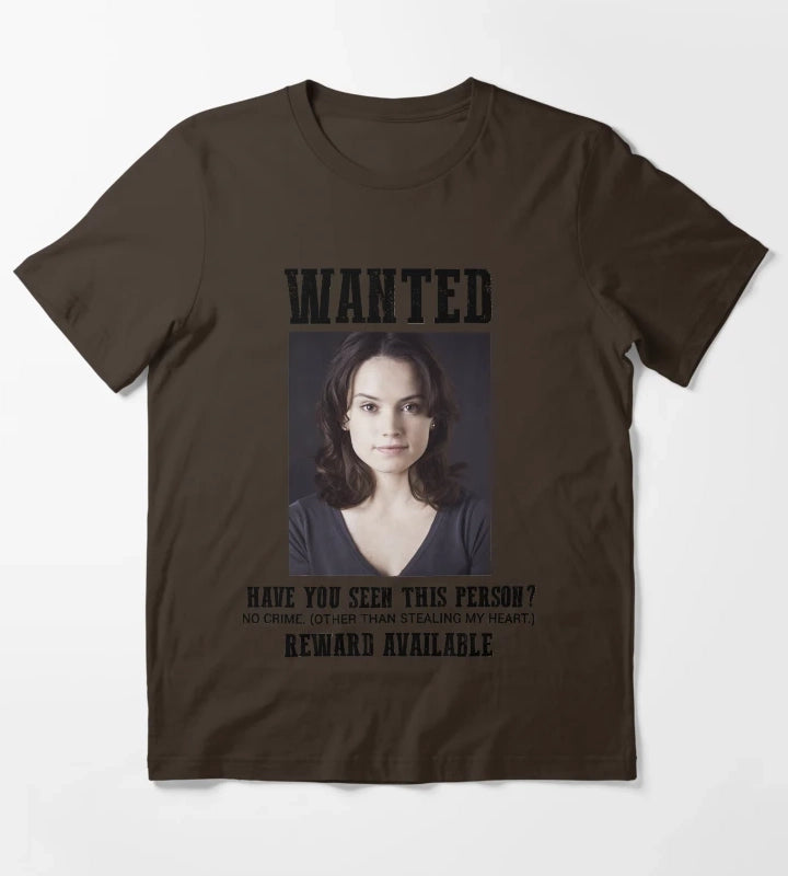wanted daisy ridley T-Shirt Brown