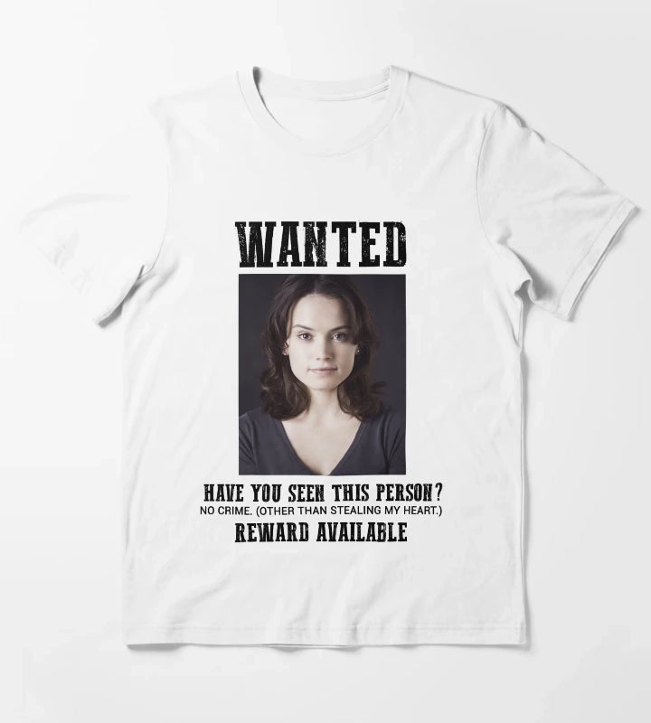 wanted daisy ridley T-Shirt White