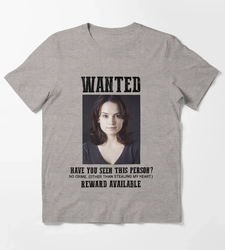 wanted daisy ridley T-Shirt Heather Grey
